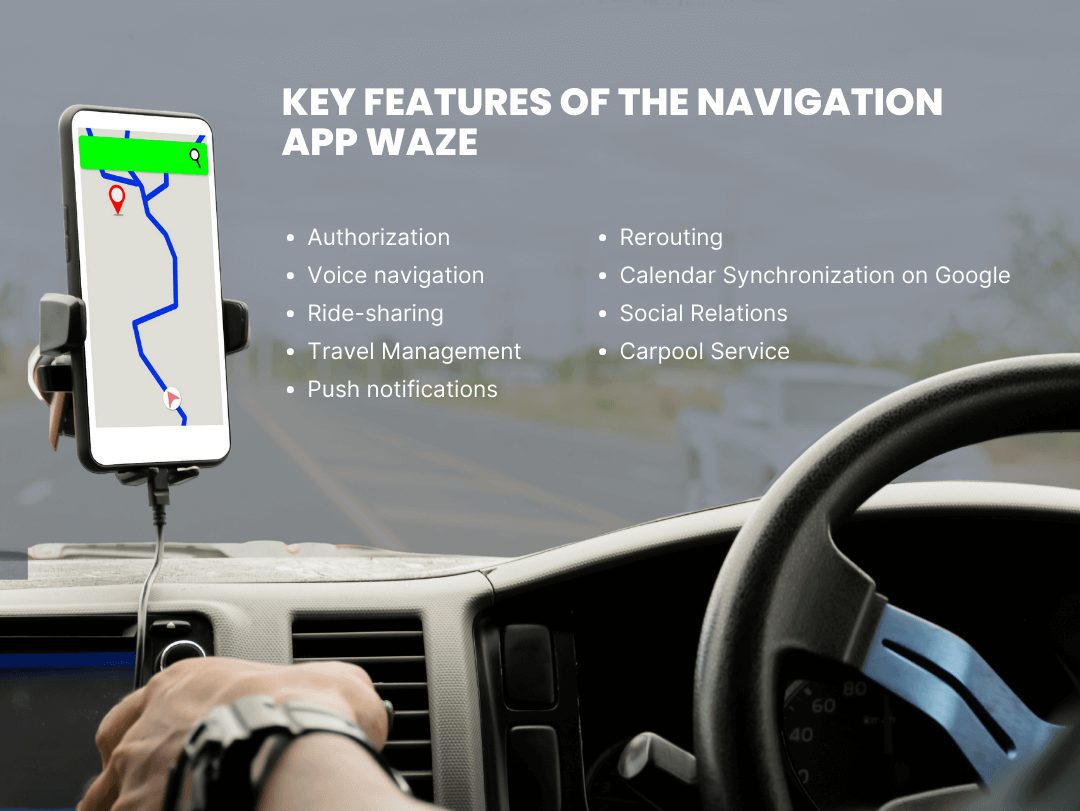 Navigation app like waze
